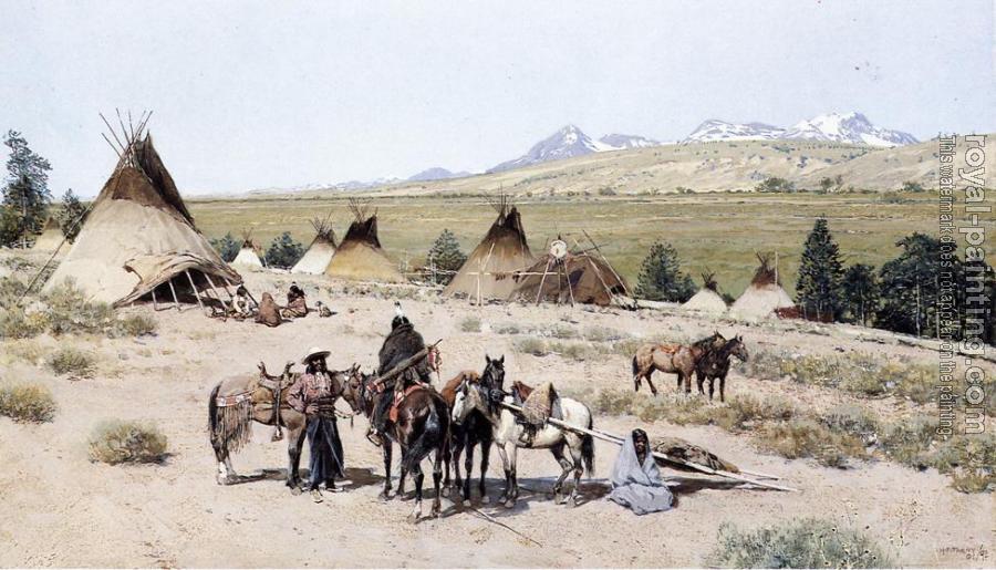 Henry Farny : Indian Encampment